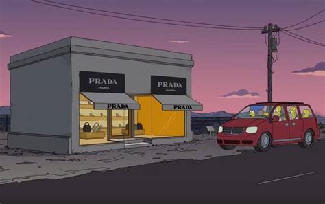 simpsons prada store|Quirky Attraction: The Prada Marfa Store in the Artsy Town of .